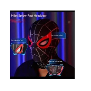 ماسک صورت مرد عنکبوتی فک دار مشکی Spider-Man Headgear_اکسسوری
