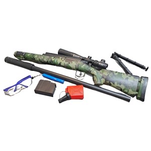 تفنگ اسباب بازی بزرگ شارژی تیر ژله ای دو حالته_ تفنگ اسباب بازی