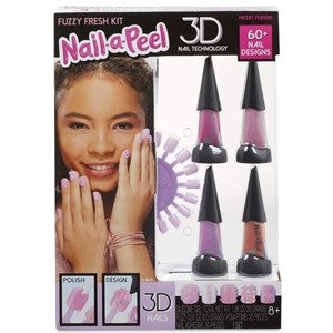 ست طراحی ناخن Nail Art سری FUZZY FRESH_اکسسوری