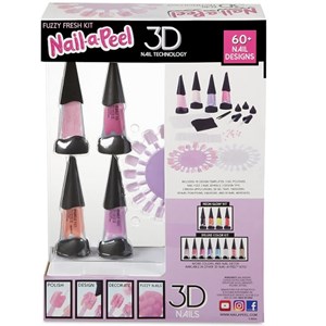 ست طراحی ناخن Nail Art سری FUZZY FRESH‏_اکسسوری