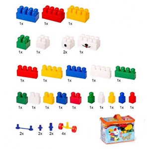 لگو کلاسیک آجره 33 قطعه کیفی با فرزندان_لگو