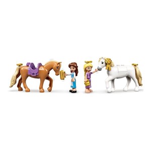 لگو دیزنی اسطبل سلطنتی پرنسس بل و پرنسس راپونزل 239 قطعه مدل Lego Disney_Belle and Rapunzel's Royal Stables_43195 Building Kit_لگو
