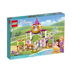 لگو دیزنی اسطبل سلطنتی پرنسس بل و پرنسس راپونزل 239 قطعه مدل Lego Disney_Belle and Rapunzel's Royal Stables_43195 Building Kit_لگو
