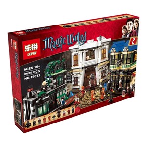 لگو هری پاتر کوچه دیاگون 2025 قطعه مدل Magic Castle Building Blocks Toy -16012_لگو