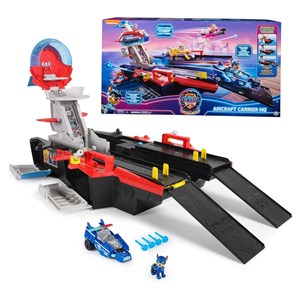 ناو هواپیمابر سگ‌ های نگهبان Paw Patrol مدل Spin Master - Paw Patrol - The Mighty Movie, Aircraft Carrier HQ Playset _اکشن فیگور