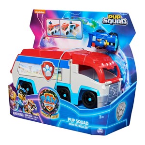 کامیون اسباب بازی سگ های نگهبان Paw Patrol به همراه ماشین چیس مدل Spin Master - Paw Patrol - Mighty Movie - Pup Squad - Patroller Toy Truck _ماشین اسباب بازی