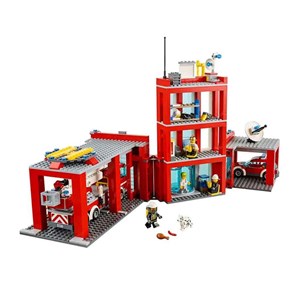 لگو سیتی عملیات آتش نشانی 919 قطعه مدل Cityes 6064 _لگو