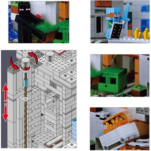 لگو ماینکرافت نبرد برای قلعه 2688 قطعه مدل 76010 Minecraft _لگو