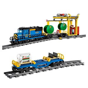 لگو سیتی قطار باری کنترلی 888 قطعه مدل Cityes 6103 _لگو