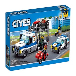 لگو سیتی وسایل نقلیه پلیس 403 قطعه مدل Cityes 20658_لگو