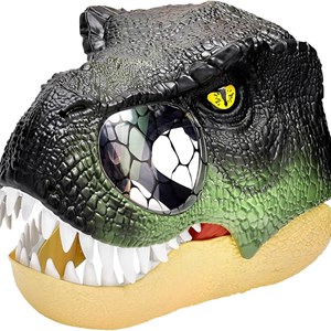 ماسک سر دایناسور بزرگ با فک متحرک Dinosaur head mask _اکسسوری
