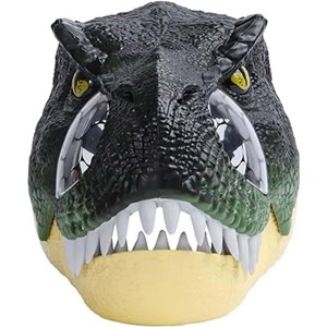 ماسک سر دایناسور بزرگ با فک متحرک Dinosaur head mask _اکسسوری