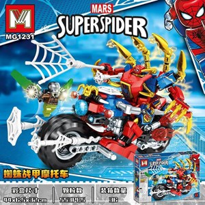 لگو مارول موتور مرد عنکبوتی 553 قطعه مدل MG1231 Superspider_لگو