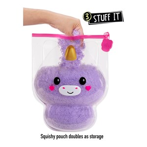 عروسک پولیشی یونیکورن سورپرایزی بزرگ مدل MGA - Fluffie Stuffiez - Large Collectible Plush - Unicorn _عروسک پولیشی
