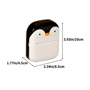 مینی پرینتر جیبی بدون نیاز به جوهر طرح پنگوئن _اسباب بازی دیجیتال