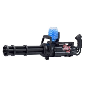 تفنگ اسباب بازی شارژی تیر ژله ای پایه دار مدل Gatling gun with gel balls _تفنگ اسباب بازی