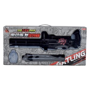 تفنگ اسباب بازی شارژی تیر ژله ای پایه دار مدل Gatling gun with gel balls _تفنگ اسباب بازی
