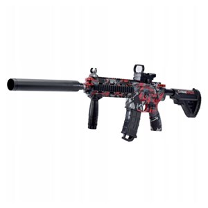 تفنگ اسباب بازی شارژی تیر ژله ای قرمز مدل CARBINE M416_تفنگ اسباب بازی