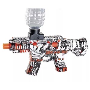 تفنگ اسباب بازی مسلسل تیر ژله ای شارژی قرمز Shooting Toy Gun _تفنگ اسباب بازی