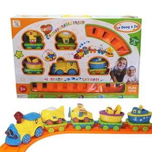 قطار اسباب بازی موزیکال 5 کوپه نشکن (اصل) _ماشین اسباب بازی