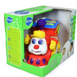اسباب بازی موزیکال قطار میوه ای هولی تویز مدل 556 Hola Smart Q&A Musical Cartoon Train _اسباب بازی نوزادی