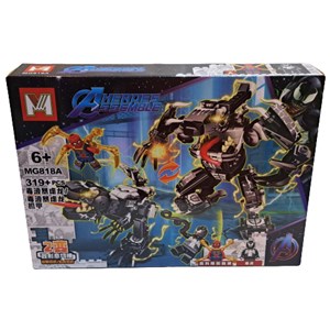 لگو مارول مرد عنکبوتی و ونوم 319 قطعه مدل MG818A Spider Man and Venom lego marvel_لگو