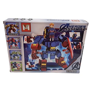 لگو مارول ربات کاپیتان آمریکا 328 قطعه مدل MG323D Captain America lego marvel_لگو