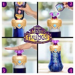 اسباب بازی مجیک میکسیز پیکسلینگز عروسک مارنا پری دریایی مدل Moose - Magic Mixies - Pixlings - Marena The Mermaid_عروسک سورپرایزی