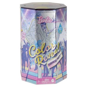 عروسک جادويی باربی همراه 50 سورپرايز مدل Mattel - Dolls - Color Reveal Surprise Party - With 50 Surprises 2 Dolls 2 Pets_عروسک سورپرایزی