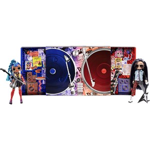 عروسک 2 تایی ال او ال سورپرایز LOL Surprise سری OMG Remix مدل Rocker Boi و Punk Grrrl_عروسک سورپرایزی