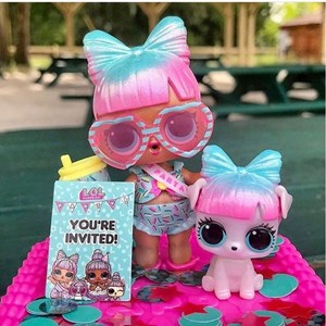 عروسک جعبه کادوی صورتی LOL Surprise سری Deluxe_عروسک سورپرایزی