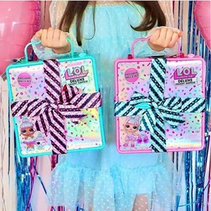 عروسک جعبه کادوی صورتی LOL Surprise سری Deluxe_عروسک سورپرایزی