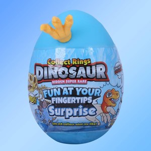تخم سورپرایزی آبی مجیک رینگ دایناسوری مجموعه 12 عددی_عروسک سورپرایزی