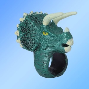 تخم سورپرایزی آبی مجیک رینگ دایناسوری مجموعه 12 عددی_عروسک سورپرایزی