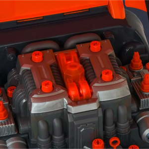 ماشین اسباب بازی ریموت دار موتور مستر Motor Master مدل کاپوت جیپ Kids JEEP Engine Toy _ماشین اسباب بازی