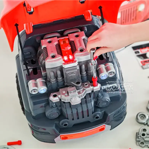 ماشین اسباب بازی ریموت دار موتور مستر Motor Master مدل کاپوت جیپ Kids JEEP Engine Toy _ماشین اسباب بازی