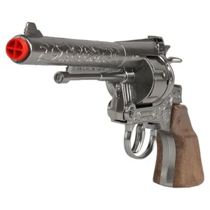 تفنگ اسباب بازی فلزی گانهر Gonher مدل هفت تیر کابوی کلاسیک 122.0_تفنگ اسباب بازی