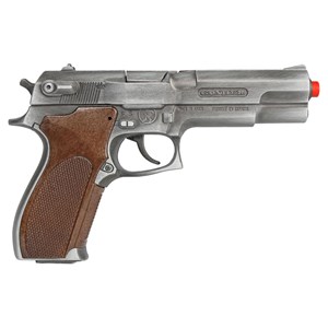 تفنگ اسباب بازی فلزی پلیس گانهر Gonher مدل 45.1_تفنگ اسباب بازی