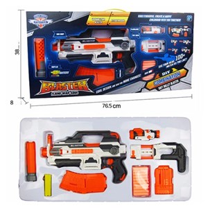 مسلسل اسباب بازی رگباری باتری خور جدید BLASTER FLAME WAR SOUL_تفنگ اسباب بازی