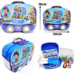 اسباب بازی کیفی پارکینگ و ریسینگ سگهای نگهبان PAW PATROL PARKING LOT RACING _اکشن فیگور