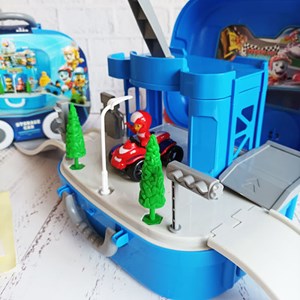 اسباب بازی کیفی پارکینگ و ریسینگ سگهای نگهبان PAW PATROL PARKING LOT RACING _اکشن فیگور