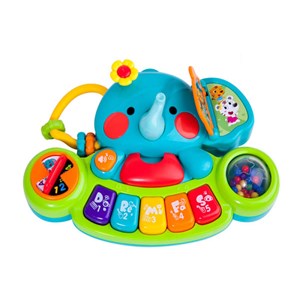 پیانو فیلی موزیکال هولی تویز مدل 3135 Hola Toys Elephant Keyboard_اسباب بازی نوزادی