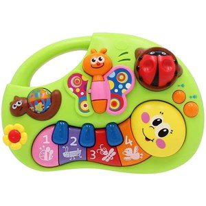 اسباب بازی موزیکال پیانو پروانه ای هولی تویز مدل 927 Hola Toys Piano Musical_اسباب بازی نوزادی