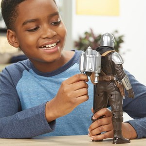 اکشن فیگور 30 سانتی مندلورین به همراه بیبی یودا _اکشن فیگور